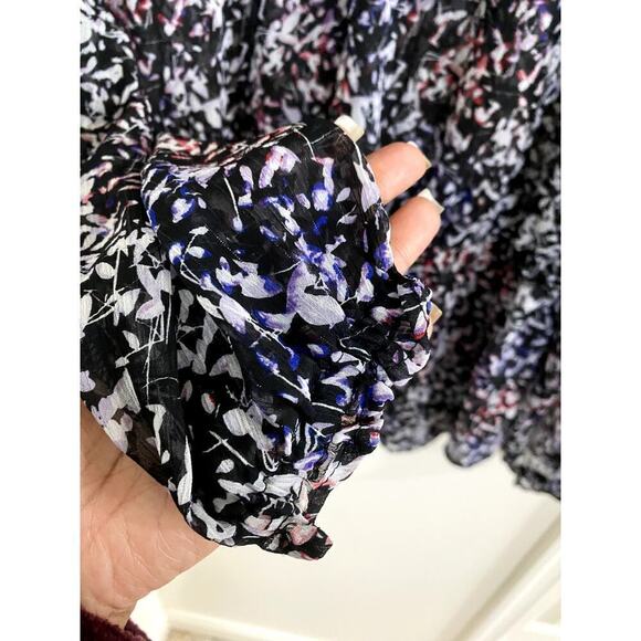 Liz Claiborne Multiprint Blouse - Size LT (EUC) - Picture 4 of 5